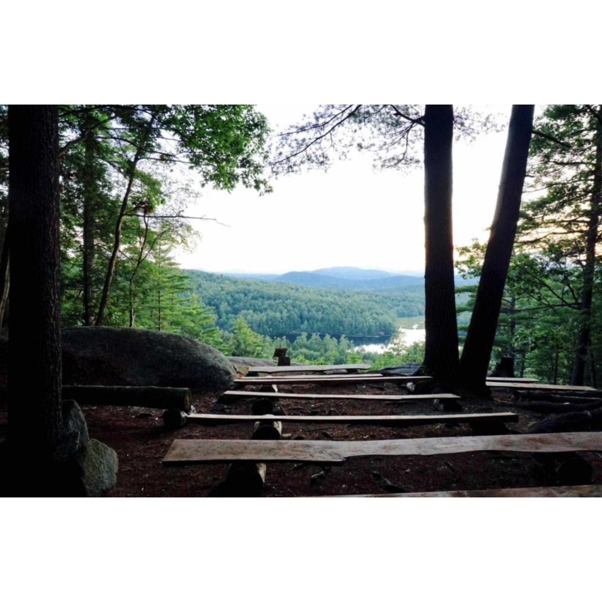 This beautiful view of the Adirondacks is where Michael and Gabriella will say "I do." Followed immediately by partying. Bring your party pants.