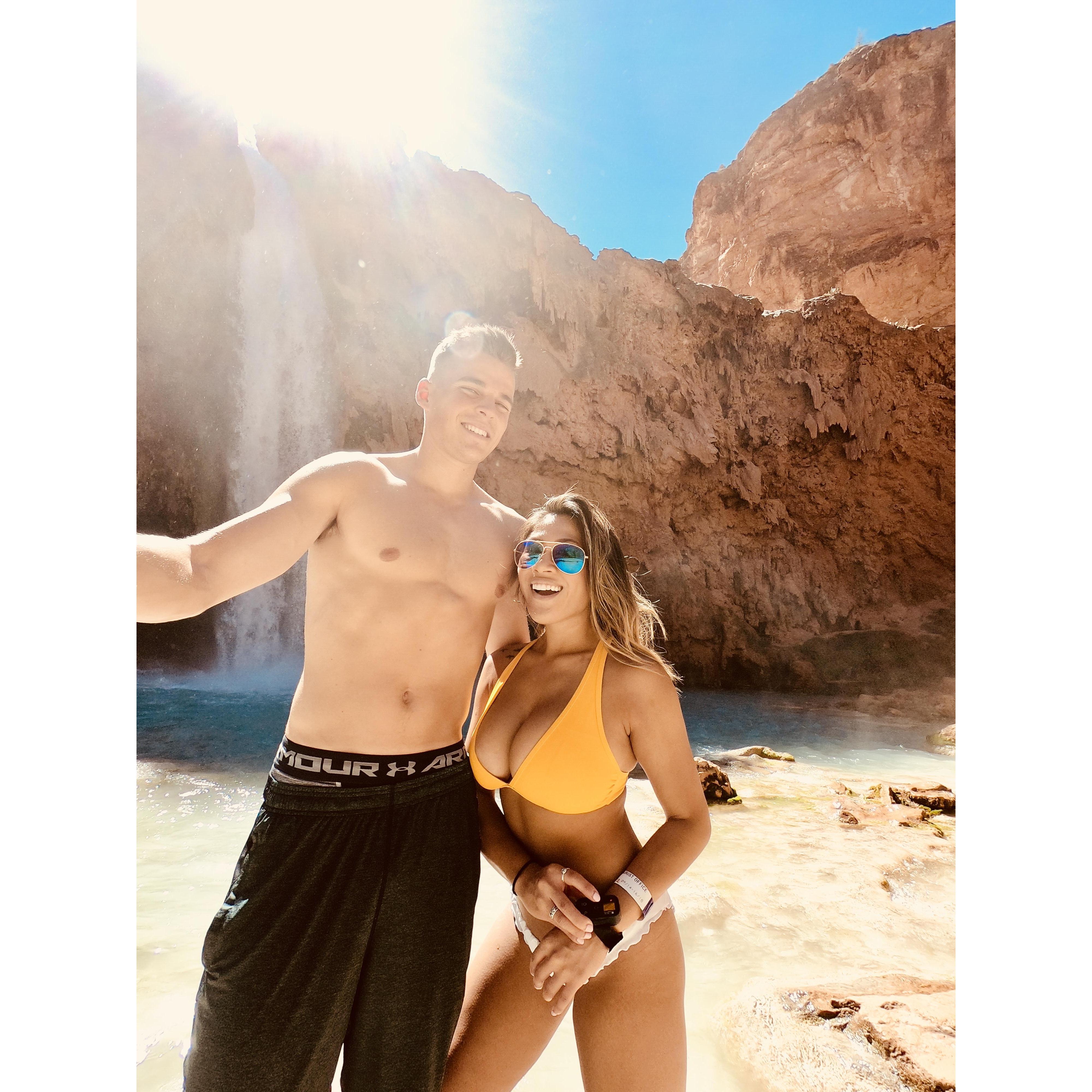 Checked off Havasupai Falls off our bucket list together