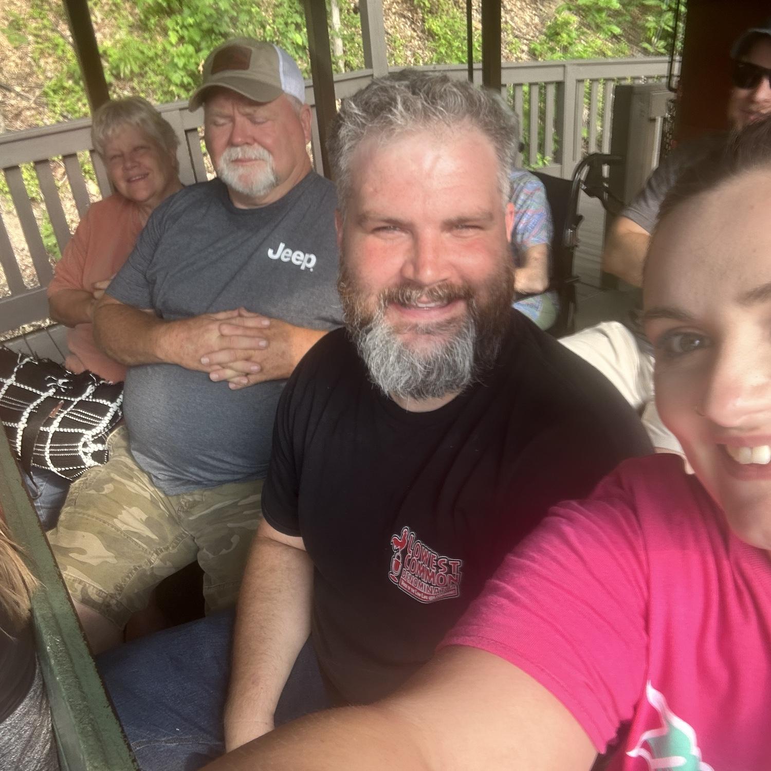 My first time at Dollywood with Johnson and his family
