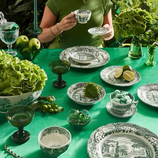Green Italian 12-Piece Dinnerware Set, Service for 4