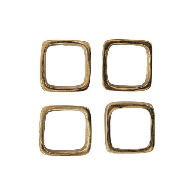 Bloomingville AH0684 Tableware, Set of 4, Brass