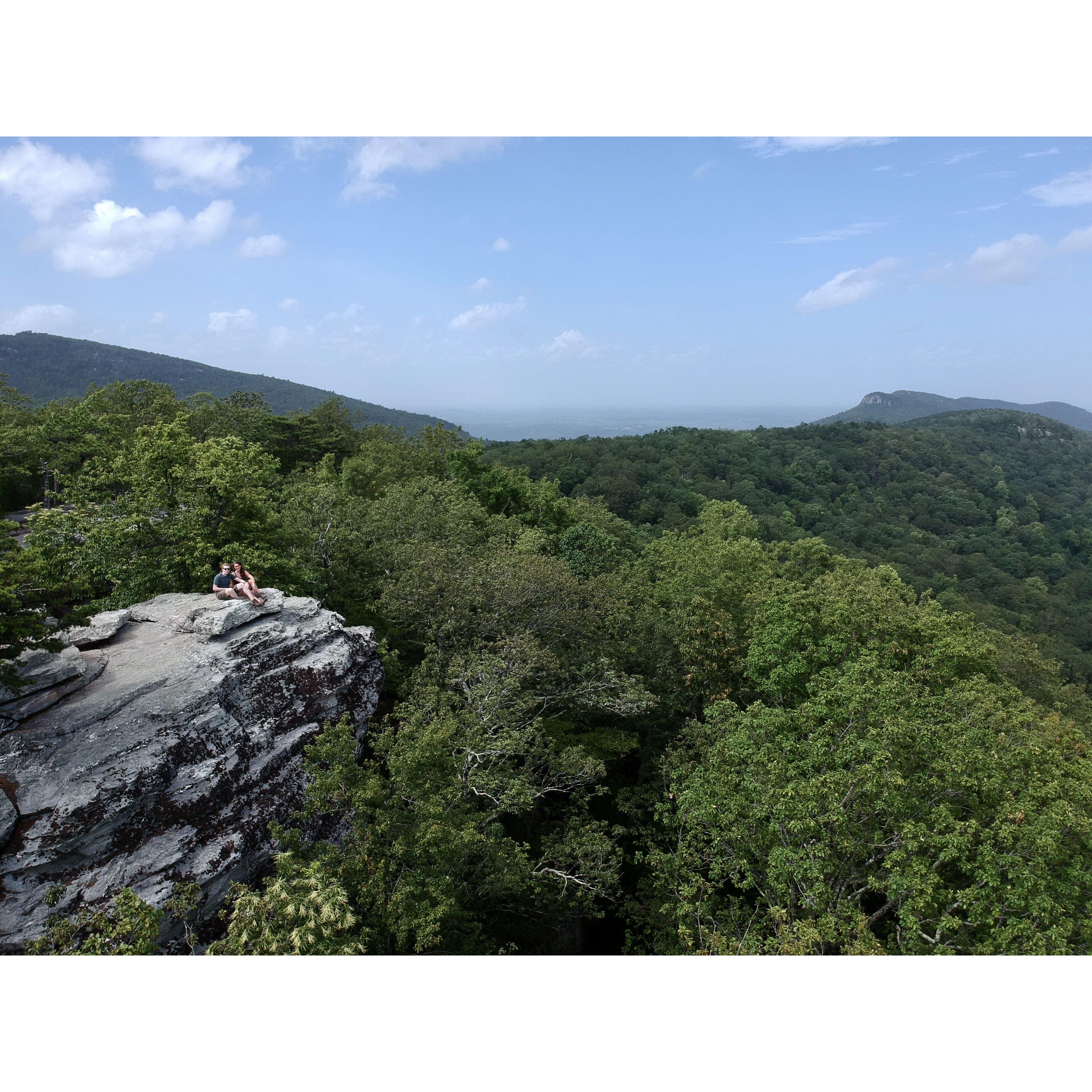 Hanging Rock (spot us on the rock!) - June 2020