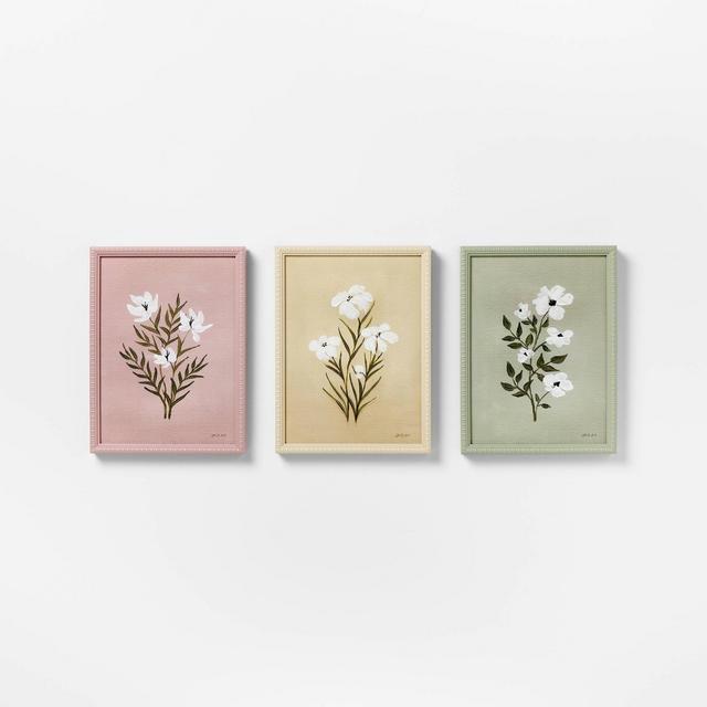 12"x16" Flower Framed Arts - Threshold™ designed with Studio McGee