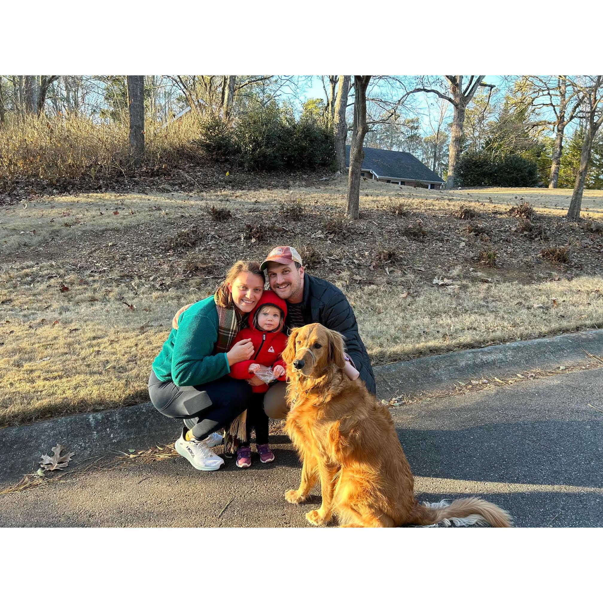 Our family! Just kidding. But boy do we love these two girlies. Christmas, Atlanta, 2022.
