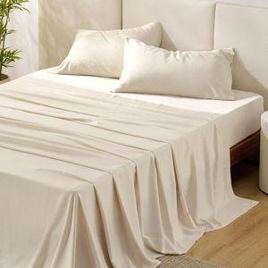 Bedsure Queen Sheet Set Light Beige