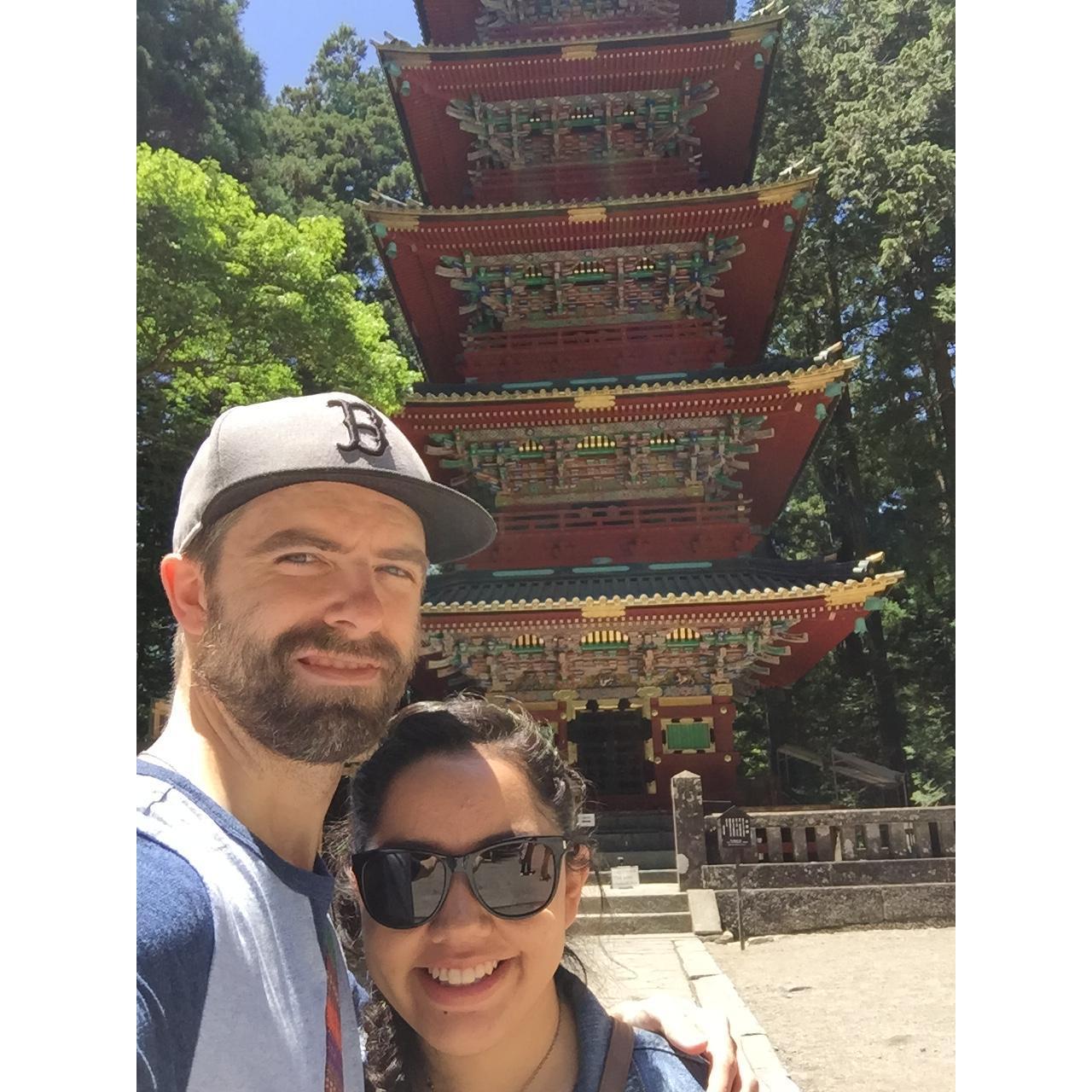 Our first trip together overseas. Nikko