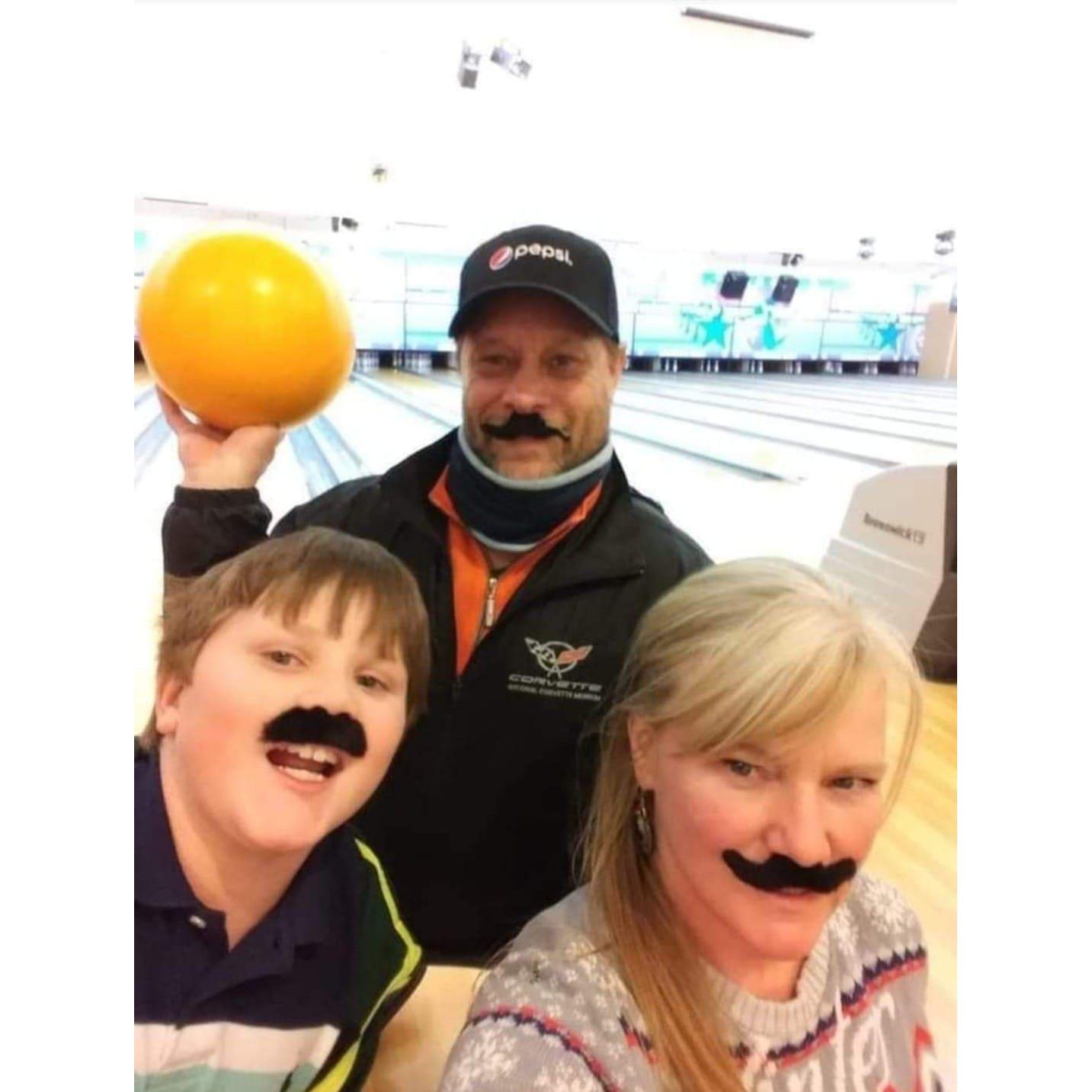 Ronnie is a bowler and attends a league every Wednesday night.