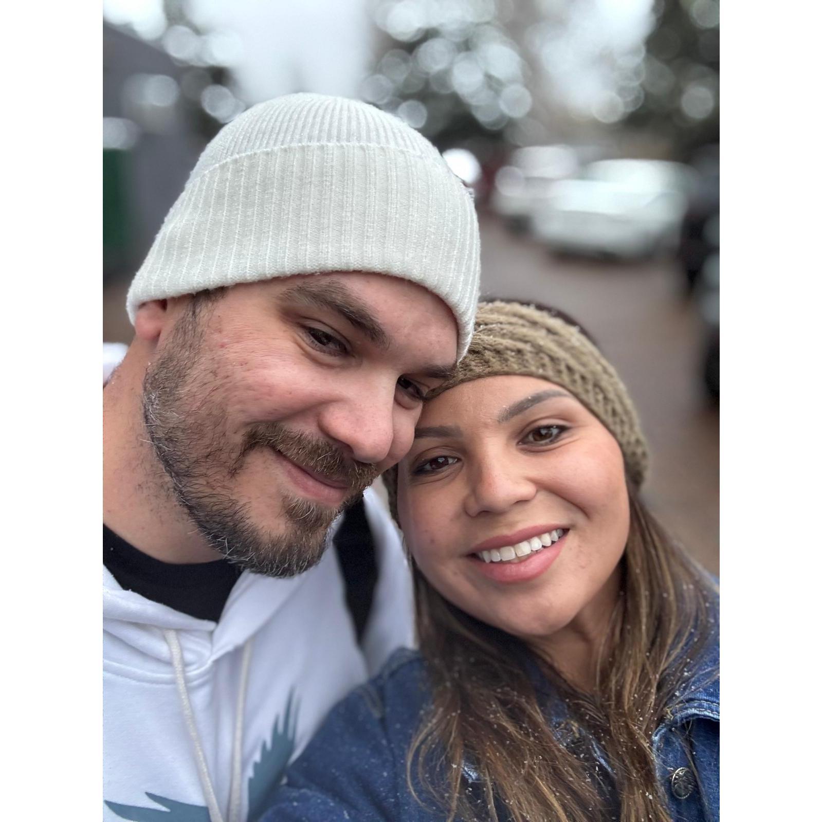 Our 5th anniversary in Sedona, where we got engaged.