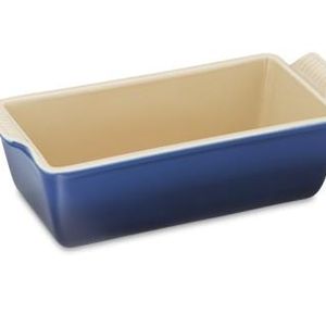 Le Creuset Heritage Stoneware Loaf Pan, Small, Lapis