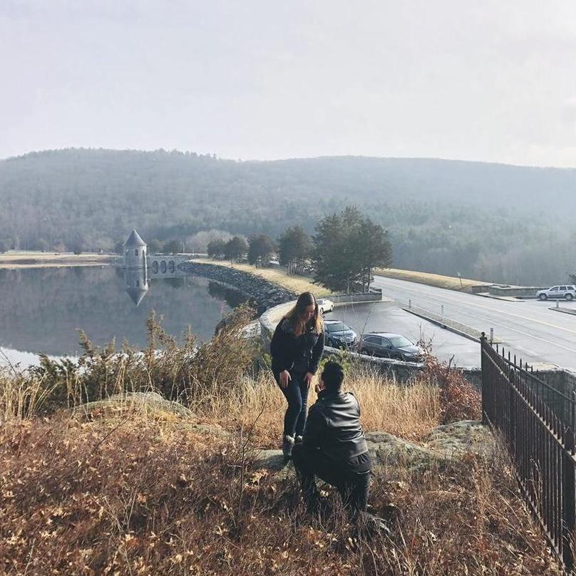 Conor's proposal at Saville Dam