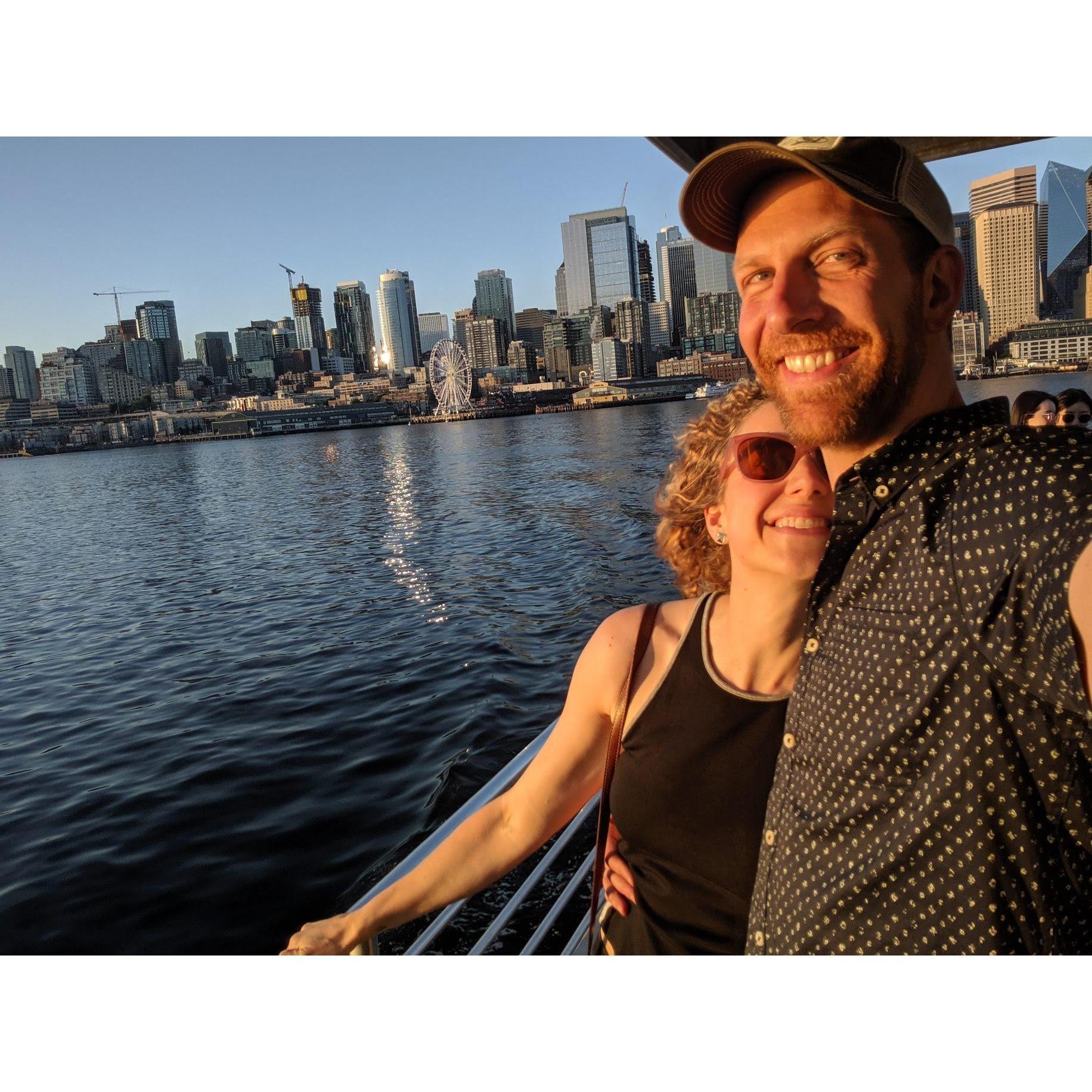 A fun favorite outing is taking the water taxi to West Seattle for delicious Hawaiian food.