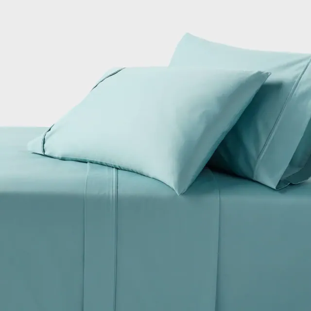 Full 400 Thread Count Performance Sheet Set Light Teal - Threshold™
