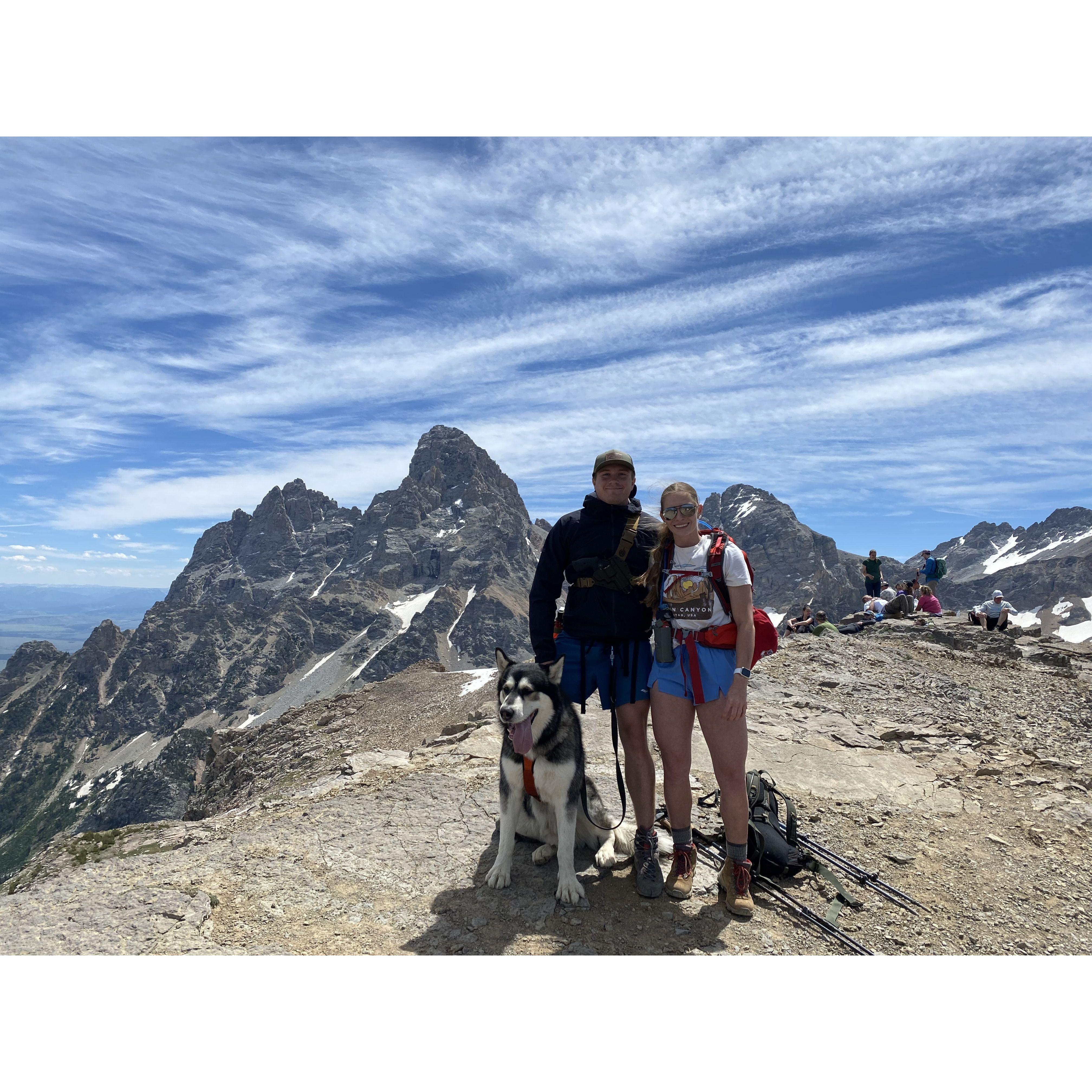 Hiking in the Tetons!