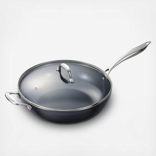 Ceramic Nonstick Covered Wok