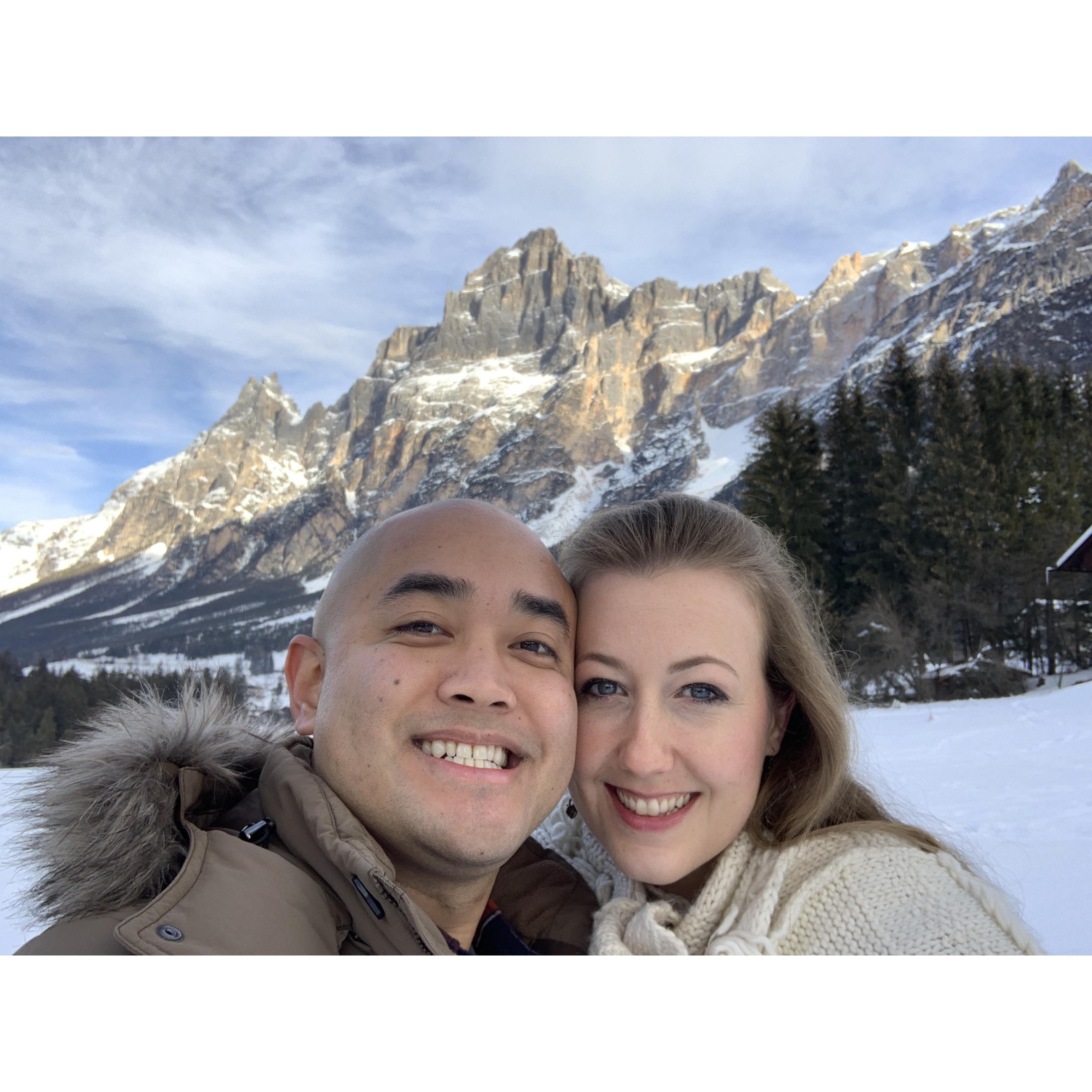 And San Vito di Cadore, near where Ardie proposed!