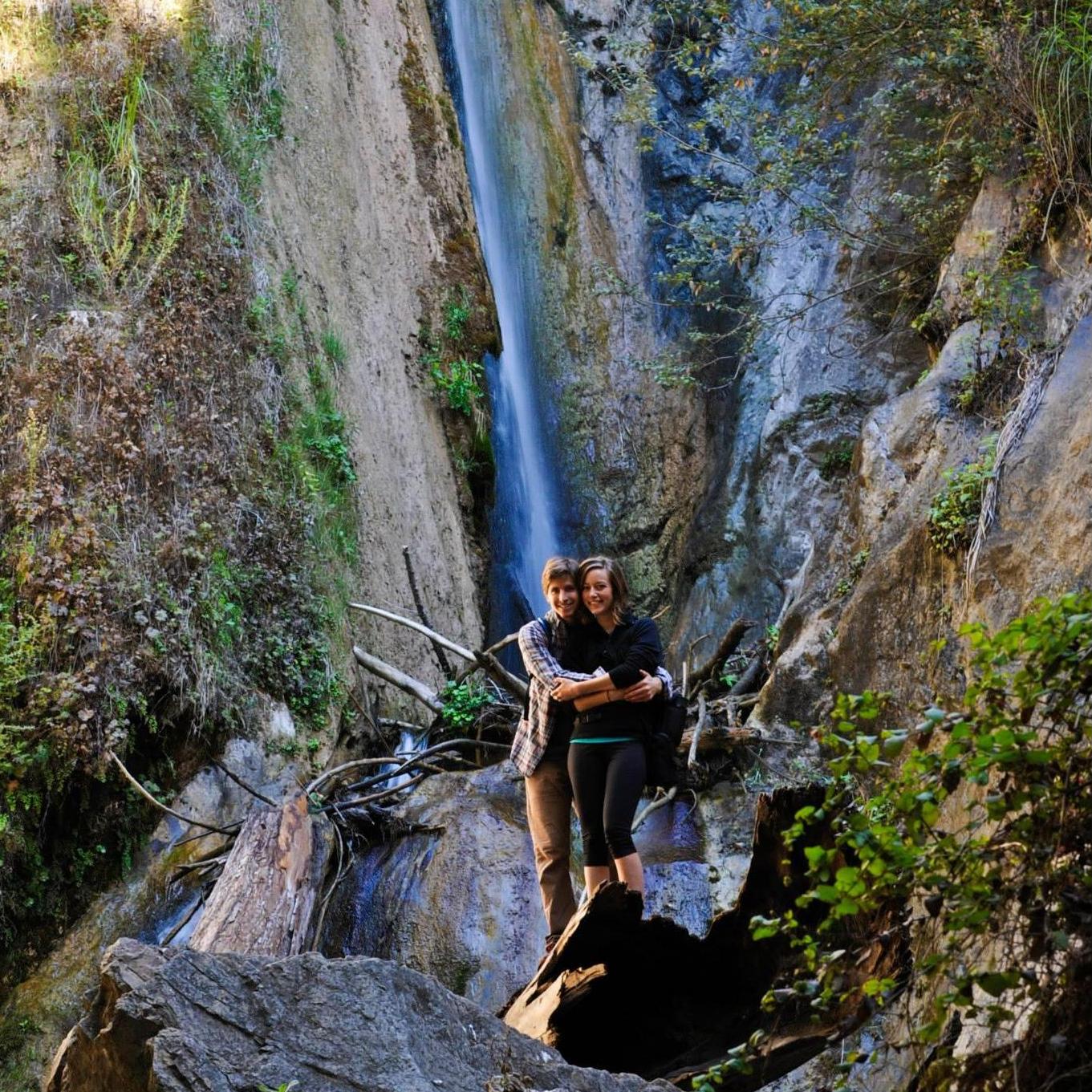 Hiked to a 100 ft waterfall in Big Sur '2014