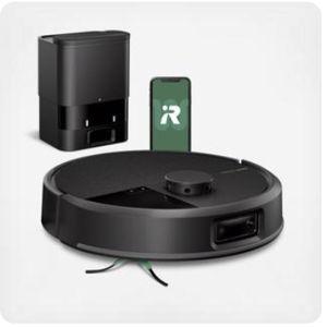iRobot - Roomba 105 Vacuum + AutoEmpty Dock - Self-Empties 75 Days, Easy-to-Use, Intense Power-Lifting Suction, LiDAR Navigation - Black
