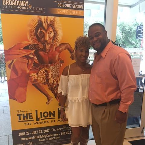 Loin King at the theatre in Houston 2017.