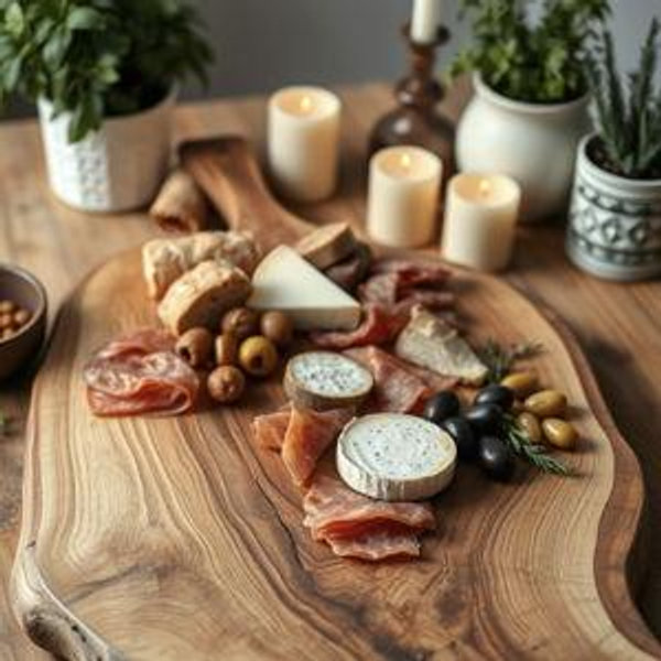Unique local wooden serving boards