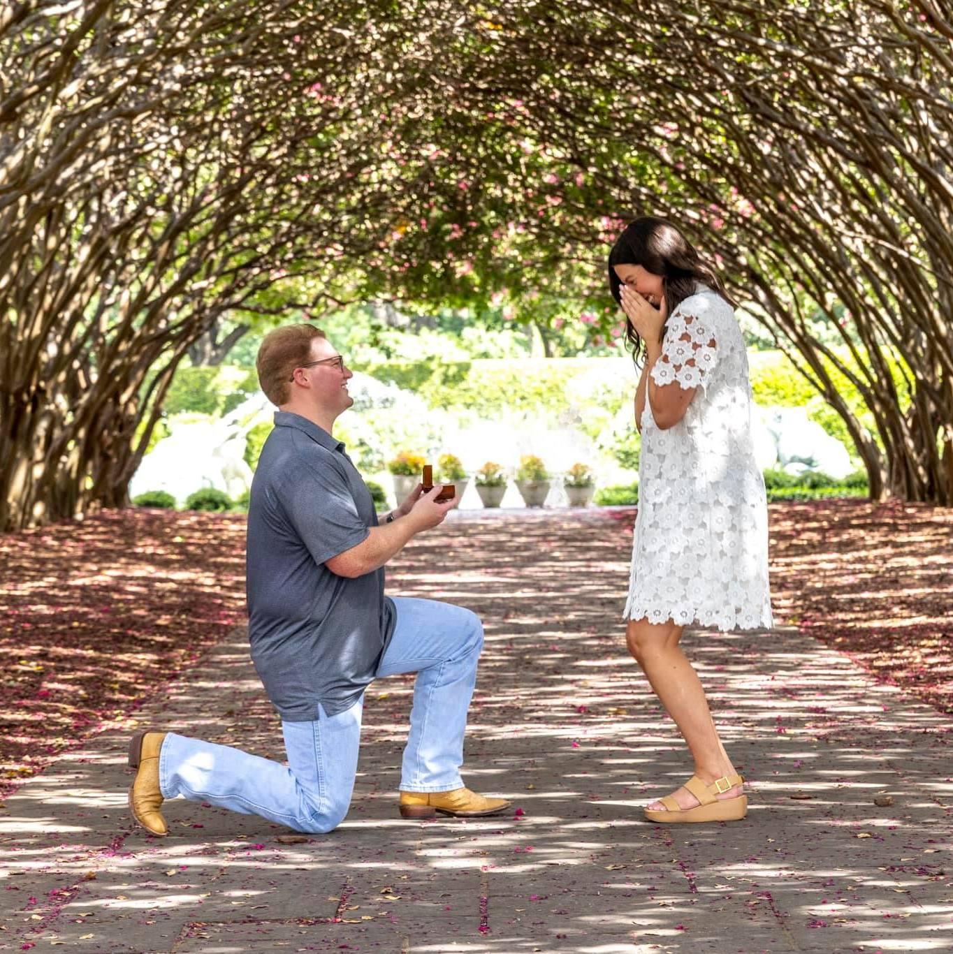 The Proposal at the Dallas Arboretum