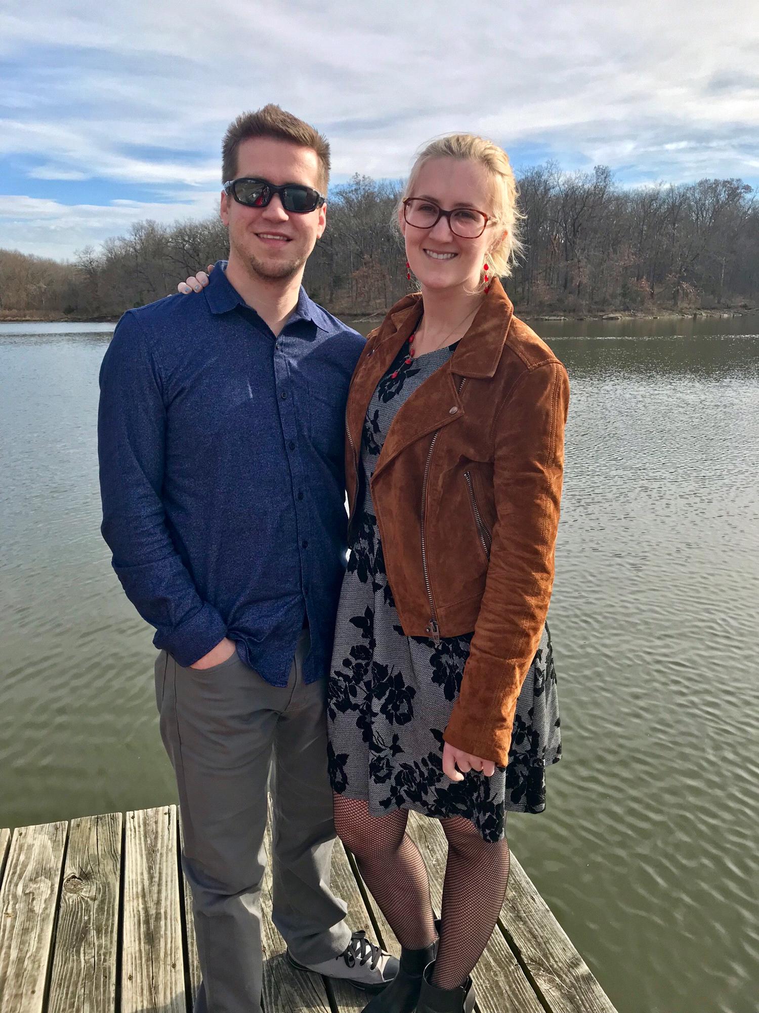Kansas City with her family