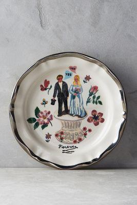 Francophile Dinner Plate