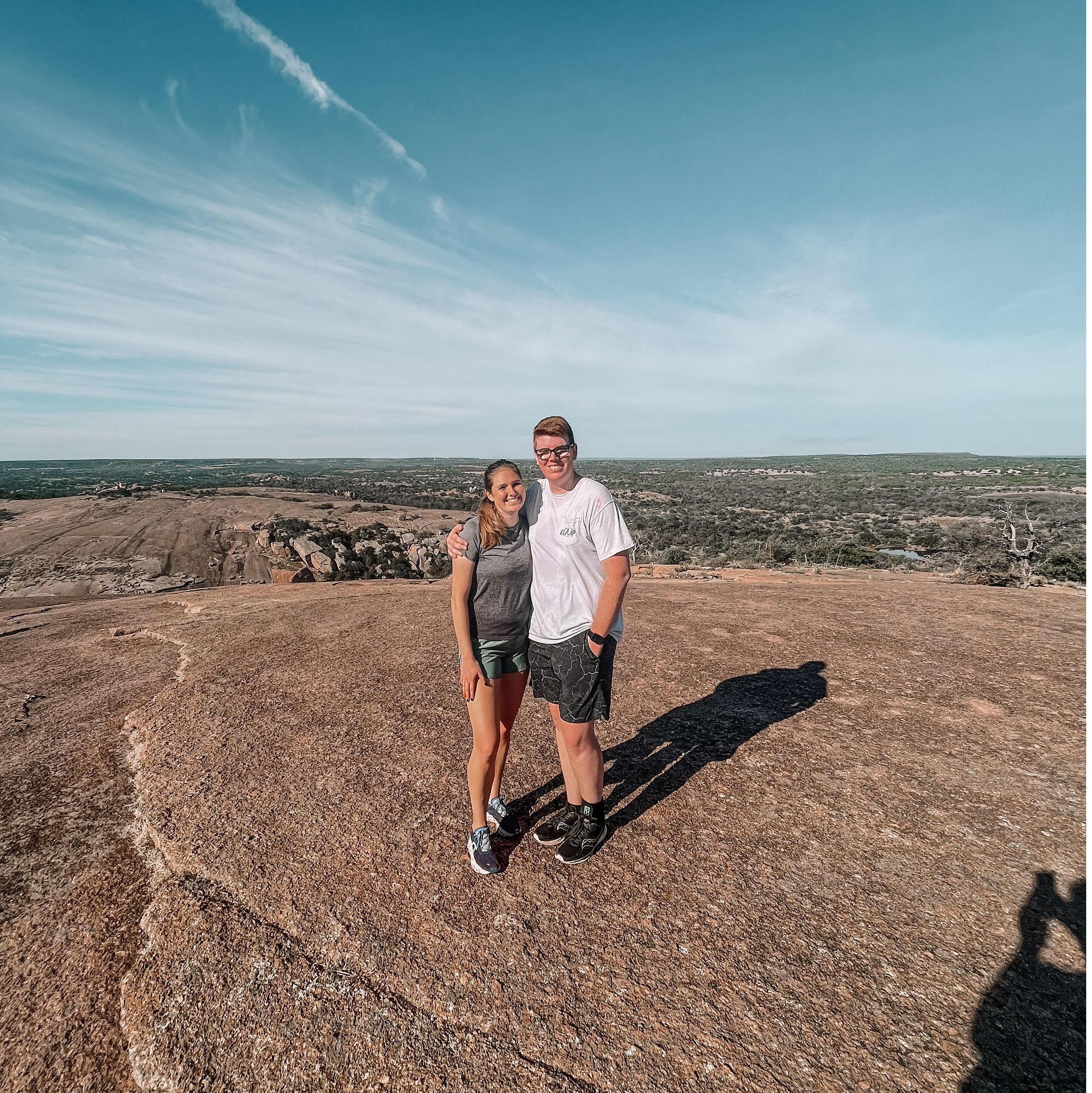 Hiked enchanted rock in Fredericksburg, Tx!