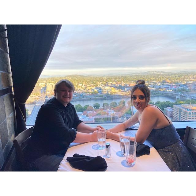 1 year anniversary dinner. Such good food.