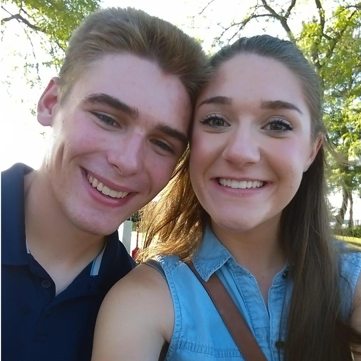 This photo was taken on our first anniversary in Newburyport, right before our first John Mulaney show!