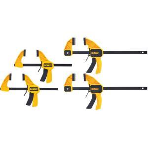 6 in. and 12 in. 300 lb. Trigger Clamps Set (4-Pack) w/3.25 Throat Depth