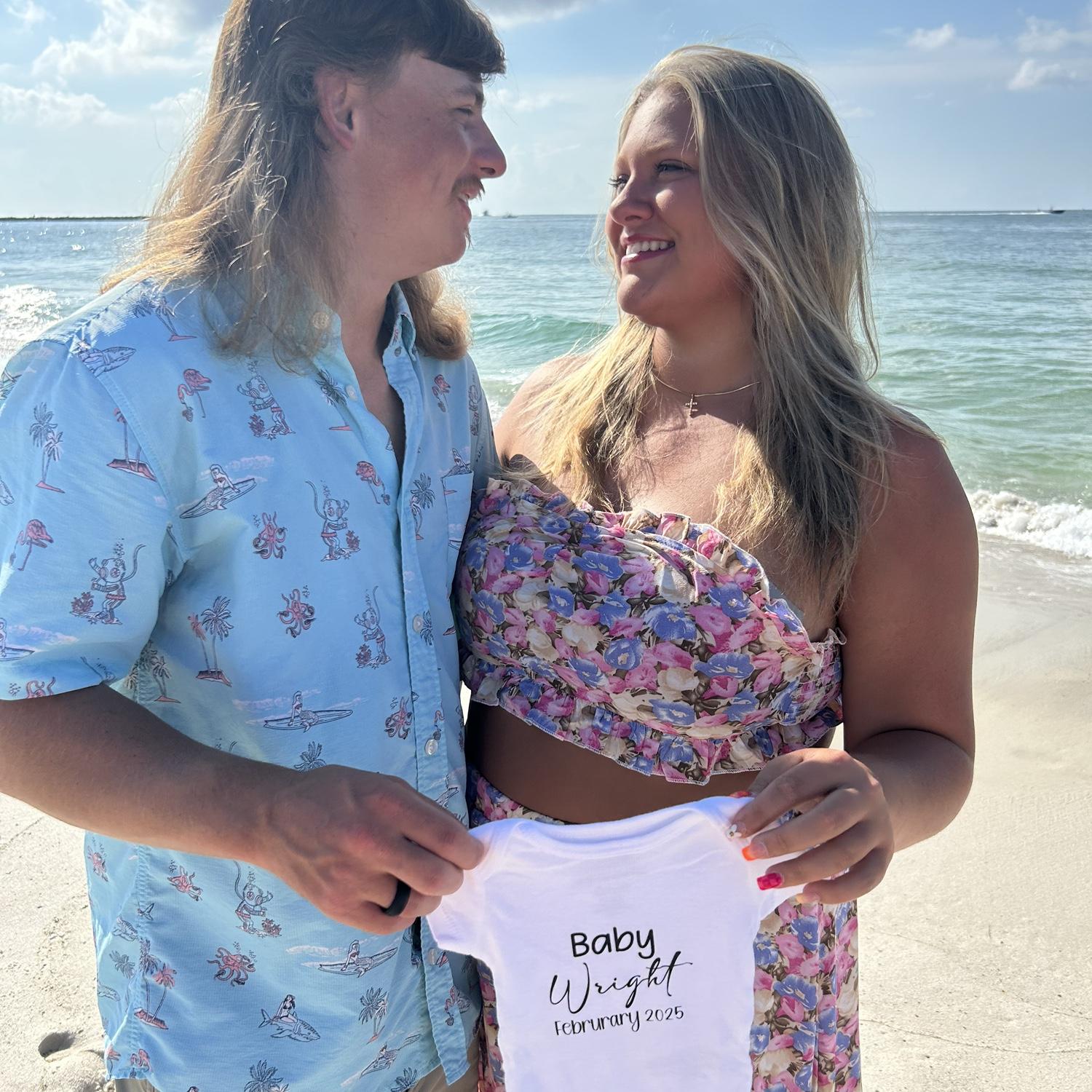 when we found out we were having Harper!