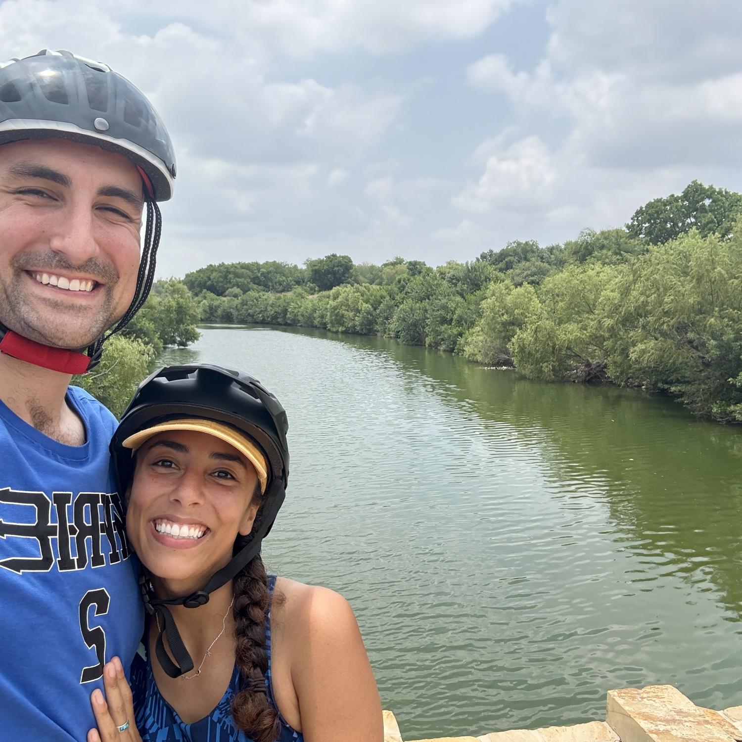 Biking the San Antonio Missions! I almost made Kenton faint from famine...