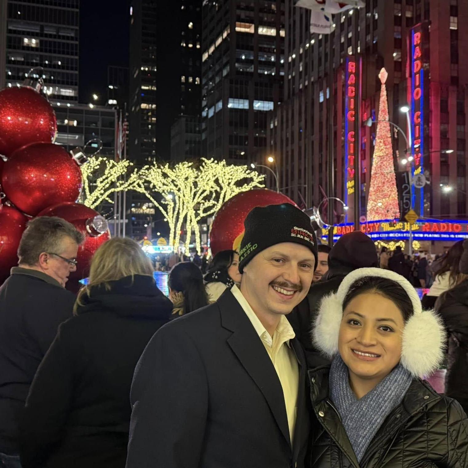 we had our love (and wooly earmuffs) to keep us warm in NYC.