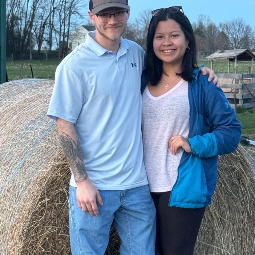 Our first ever picture (His mother insisted)