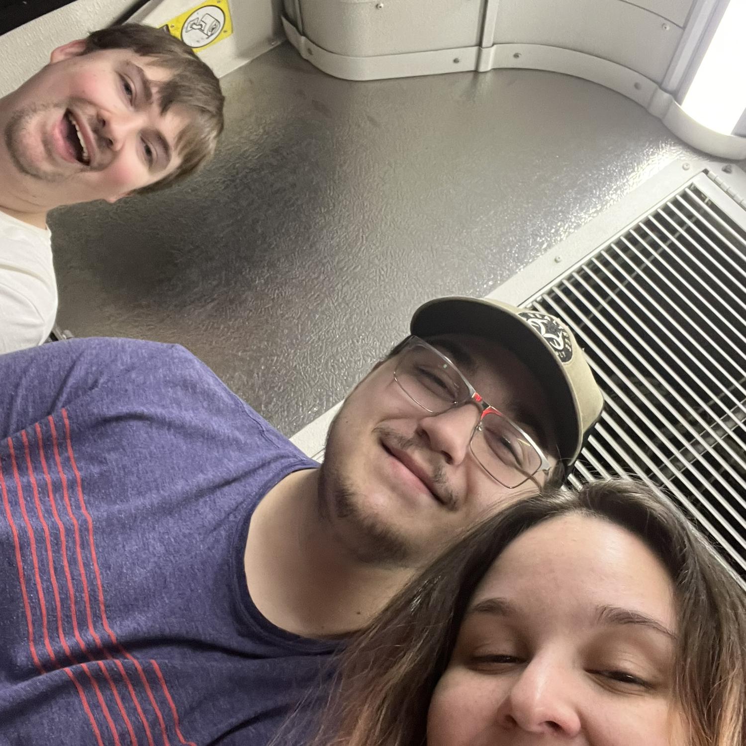 Emmy and Taige’s first Hollywood Bus ride, and Brandon 😊