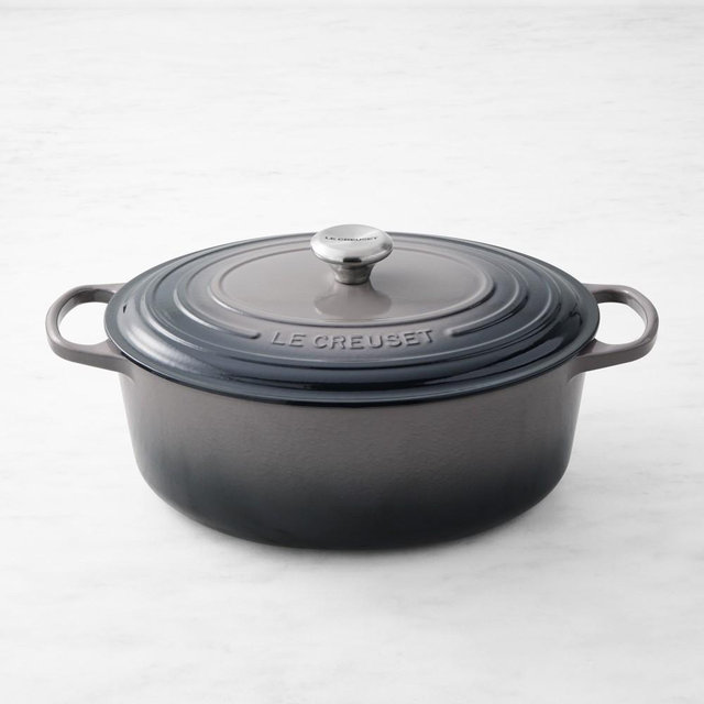 Le Creuset Signature Enameled Cast Iron Oval Dutch Oven, 8-Qt., Oyster