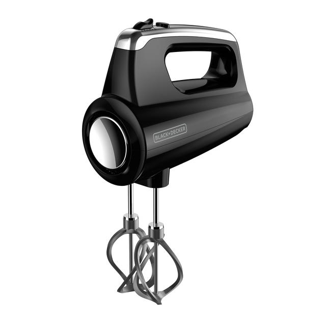 BLACK+DECKER Helix Performance Premium 5-Speed Hand Mixer, Black, MX600B