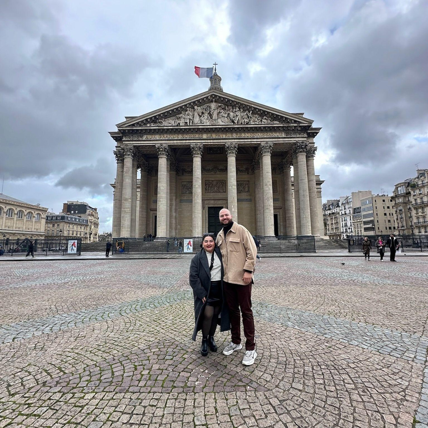 Day 2 in Paris, outside The Patheon. Coolest building ever!