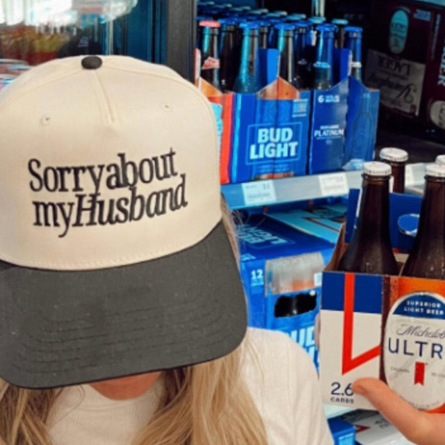 Sorry about my Husband / Wife Vintage Trucker Hat