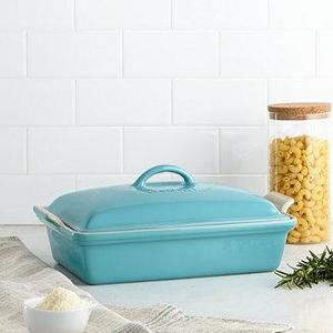 Heritage Stoneware 12" x 9" Covered Rectangular Baking Dish