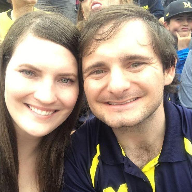 Watching a University of Michigan football game in Ann Arbor, Michigan September 2018