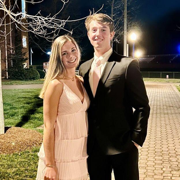 First Roanoke College President's Ball (3/19/22 - we cleaned up nice from the hike!)