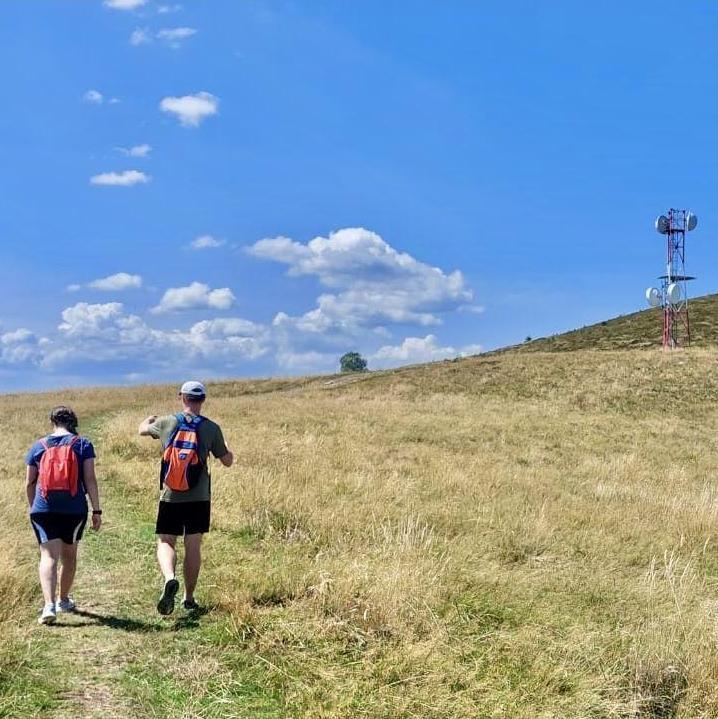 Henry and Adora on top of Romania, solving the mysteries of the universe.