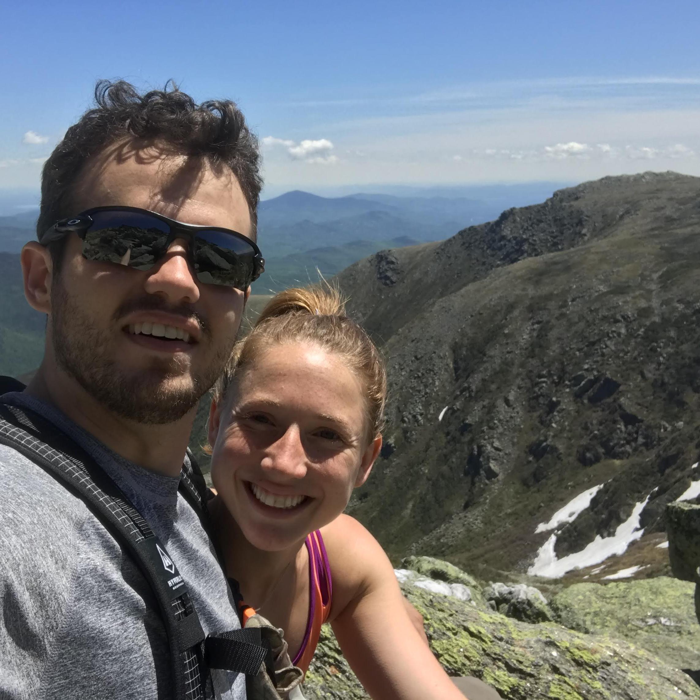 Hiking up Mount Washington (the highest peak in the Northeast).