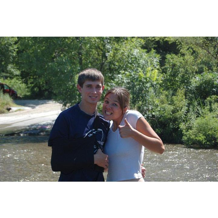 Tim with a broken collar bone