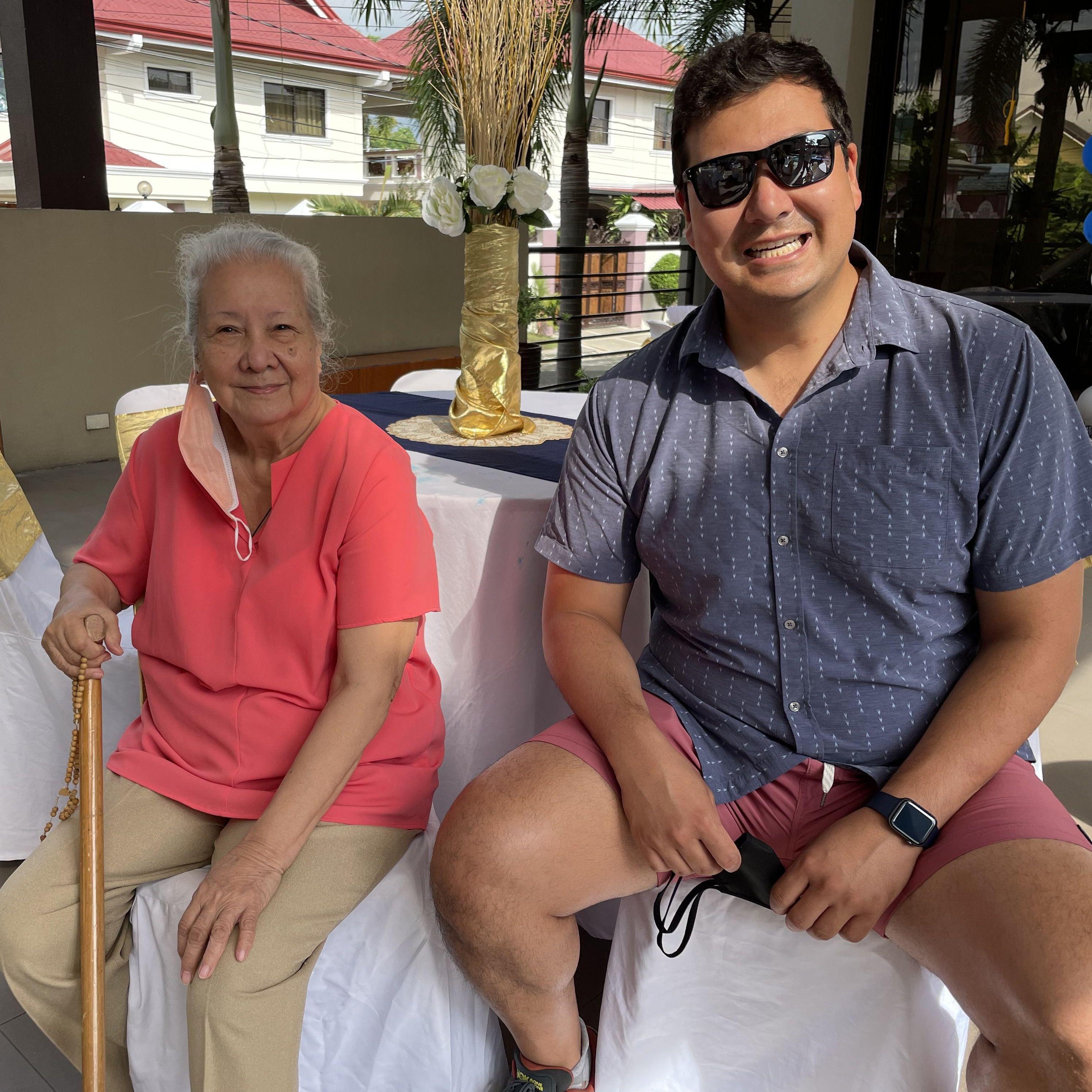 Mike & Lola (Grandma) Salve, Philippines ~ Sept. 2022