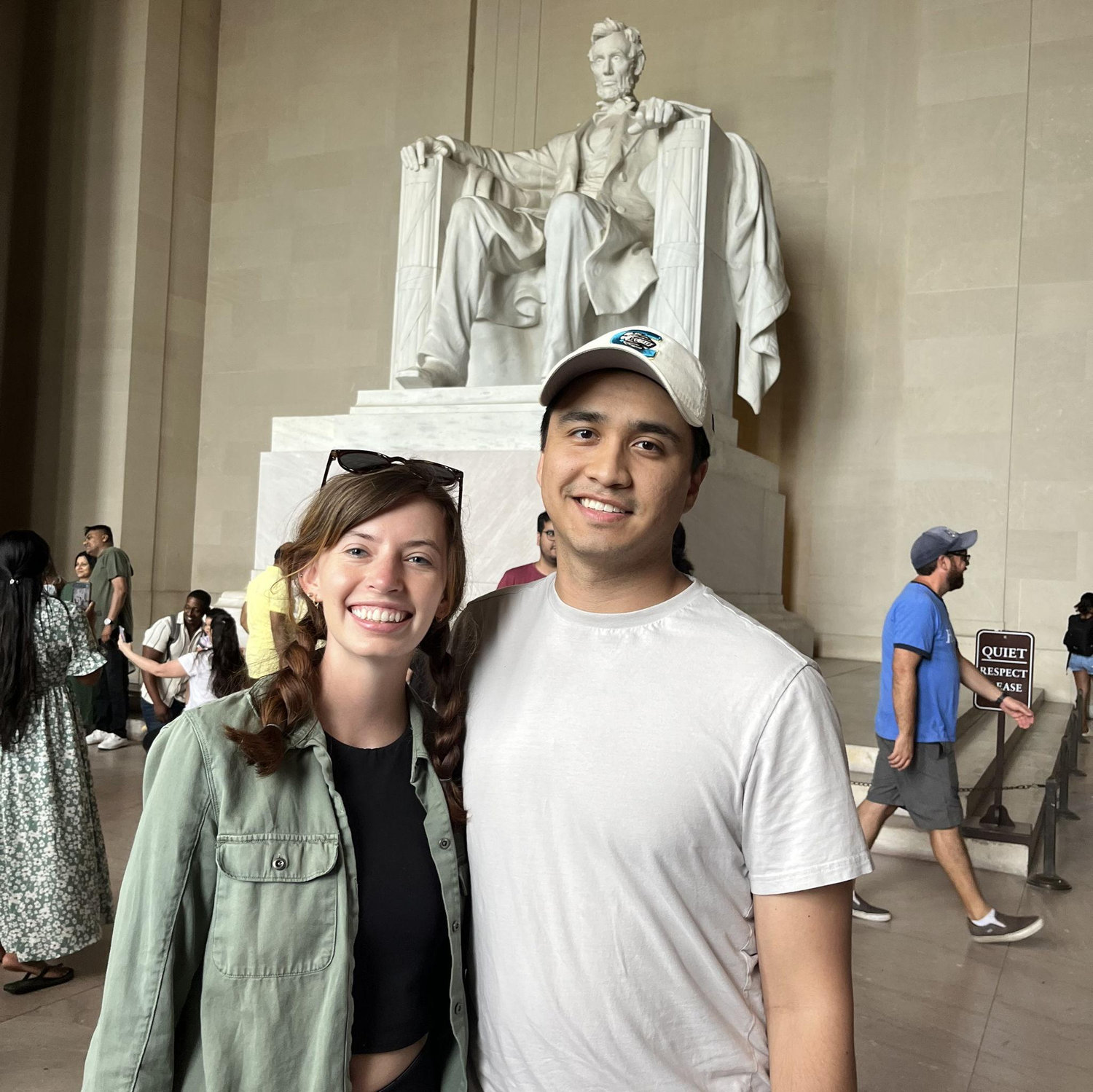 Our first trip together was to Washington DC a few months into dating.