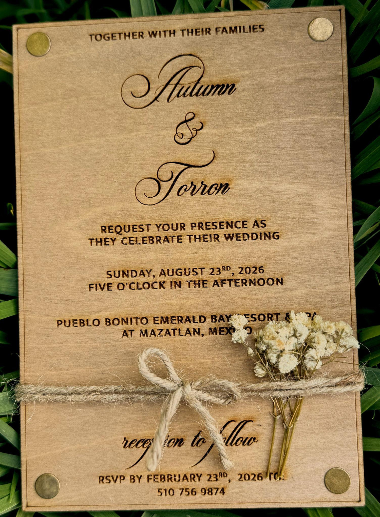 The Wedding Website of Torron Thompson and Autumn Brown
