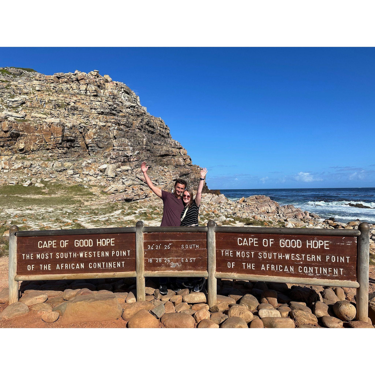 Exploring South Africa while visiting Alli!
