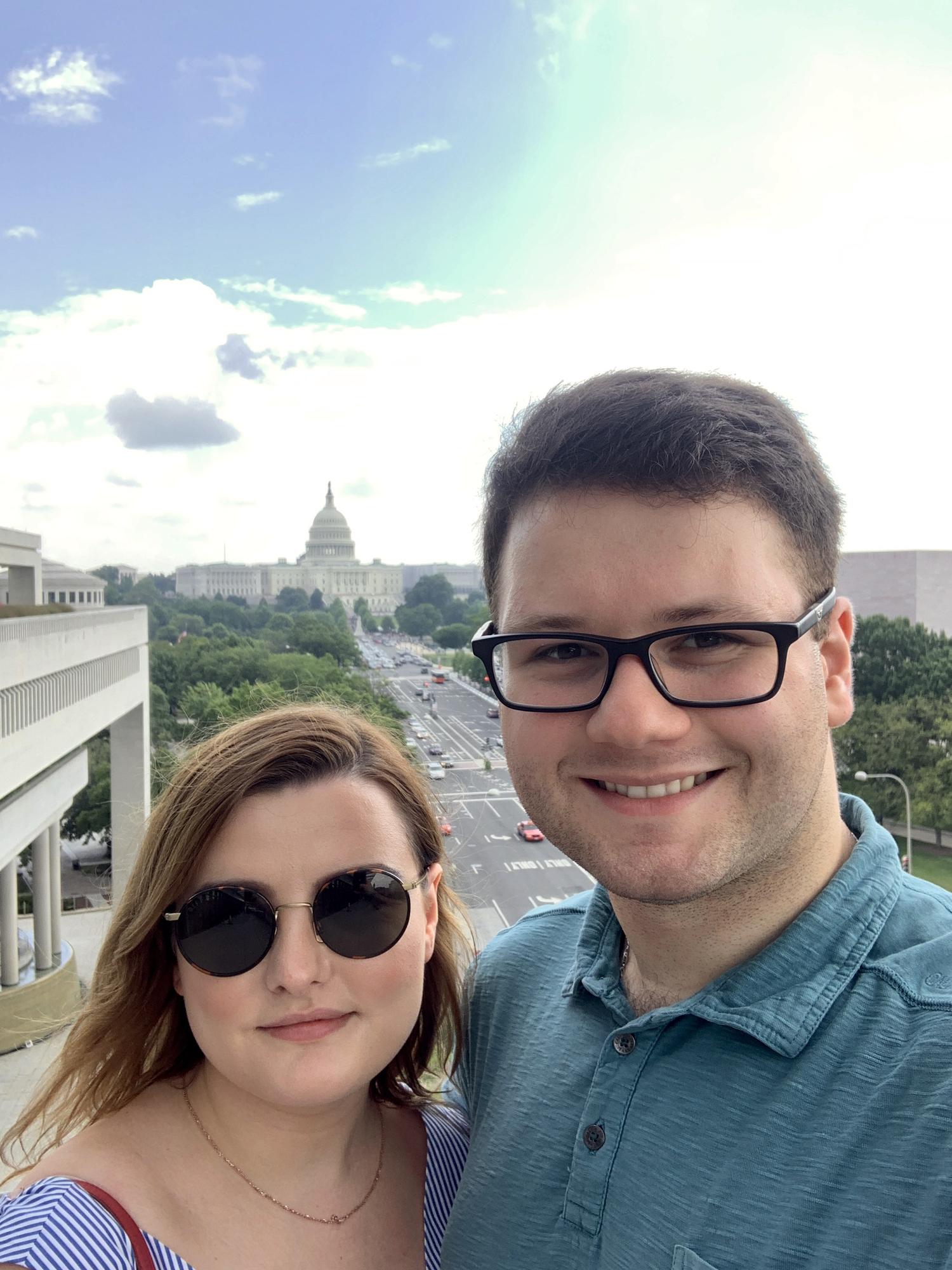 Made it to DC! Check out the view from roof of the Newseum!